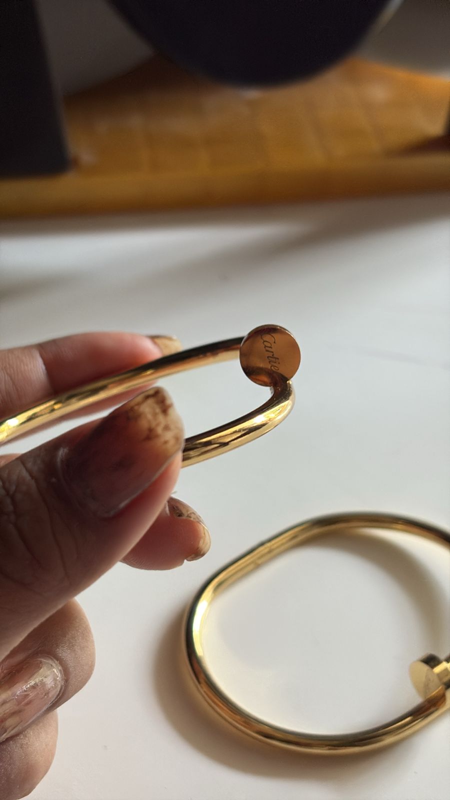 Cartier inspired Nail bracelet