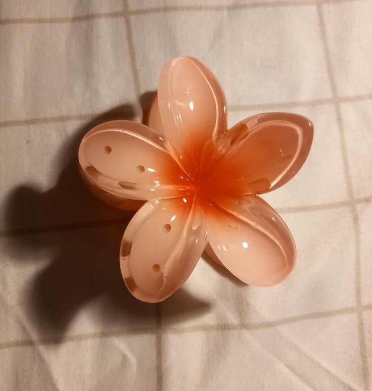 Serraw coral flower hair clip -large