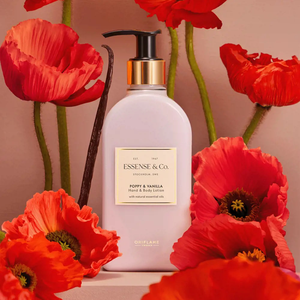 Essense&Co. Poppy & Vanilla Hand & Body Lotion-300ml
